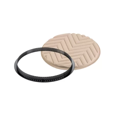 Kit pentru tarte, Silikomart Kit Tarte Grafique, 250x20 mm