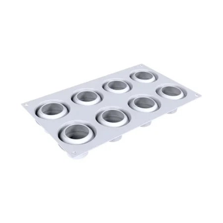 Forma din silicon flori, Silikomart Daisy 60, 8 cavitati, ø58x41h mm