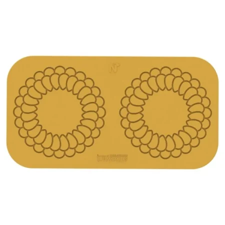 Forma din silicon pentru decor, Mandala, 320x170x2.5 mm