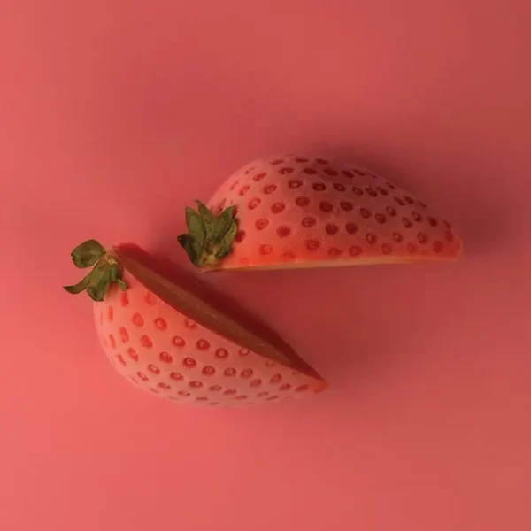 Forma din silicon si cutter pentru monoportii, Capsuni 3D,  Fragola 30, 15 cavitati,  48x37x33 mm - imagine 8