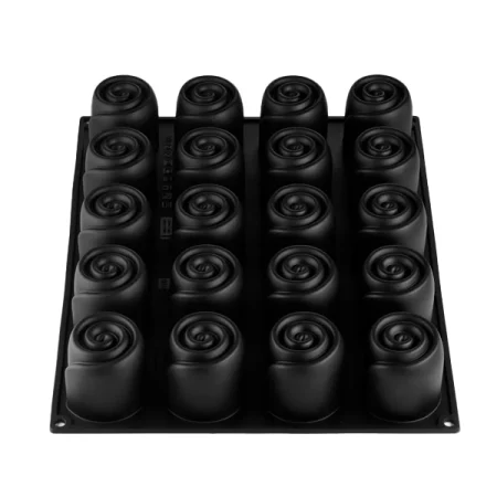 Forma din silicon pentru monoportii, Volupte by Maxence Barbot, 20 cavitati, 400x300mm, Ø60x55mm, 120 ml