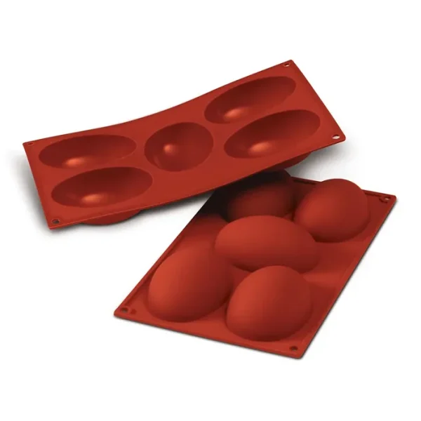 Forma din silicon pentru monoportii model OU, SF041, 102x73x36mm, 5 cavitati, 130 ml