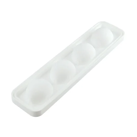 Forma din silicon pentru monoportii 3D, Lamaie / Lime, 4 cavitati, 88x61x44mm , 120 ml