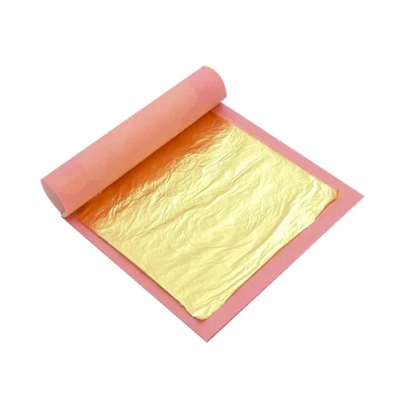 Set 25 foite de aur comestibile 24k, 80x80mm