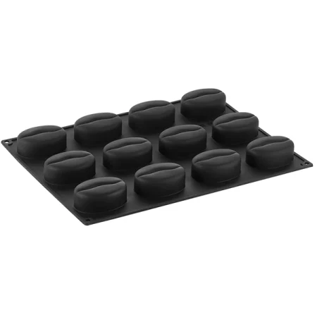 Forma din silicon 3D pentru monoportii, Moka, 12 cavitati, 400x300mm, 83x58x32mm, 100 ml