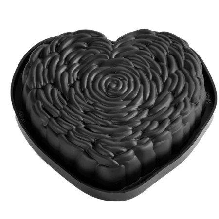 Forma din silicon 3D pentru tort, Inima, Je t'aime by Cédric Grolet, 185x185x50mm, 1000 ml