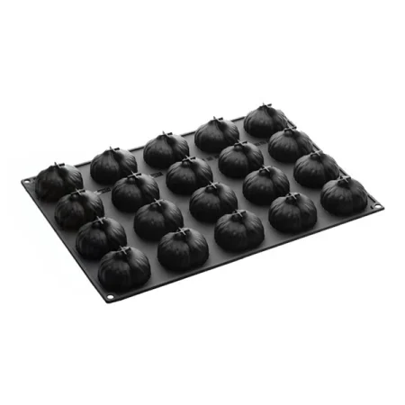 Forma din silicon pentru monoportii, aluna, Noisette by Cédric Grolet, 20 cavitati, Ø60×35mm, 65 ml
