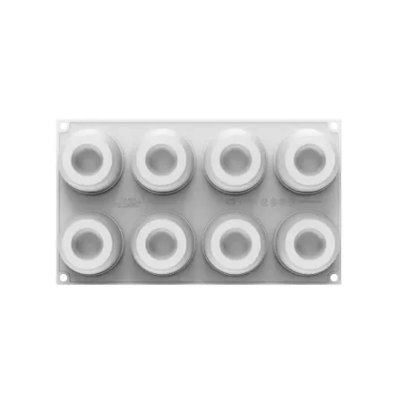 Forma din silicon pentru monoportii, Secret 110, 8 cavitati, Ø 62 ×  49 mm, 110 ml