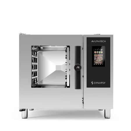 Cuptor electric pentru patiserie si gastronomie cu touch screen, Alphatech Synapsy, 6 tavi 600x400mm sau GN1/1