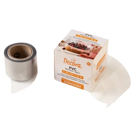Rola folie acetofan, 10m, latime 40mm, 100 microni