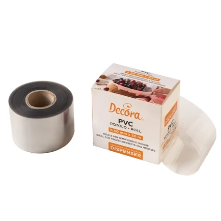 Rola folie acetofan, 50m, latime 50mm, 100 microni