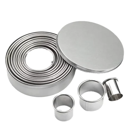 Set decupatoare aluat rotunde, 9 piese, 20-100mm