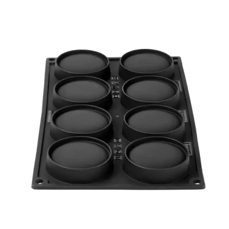 Forma din silicon 3D pentru monoportii, Macaron, 8+8 cavitati, 300x175mm, Ø 70×35 h, 110 ml