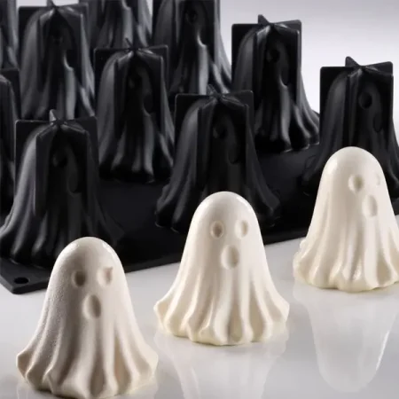 Forma din silicon 3D pentru monoportii, Casper by Fabrizio Fiorani12 cavitati, 400x300mm, Ø 70x70 h, 110 ml