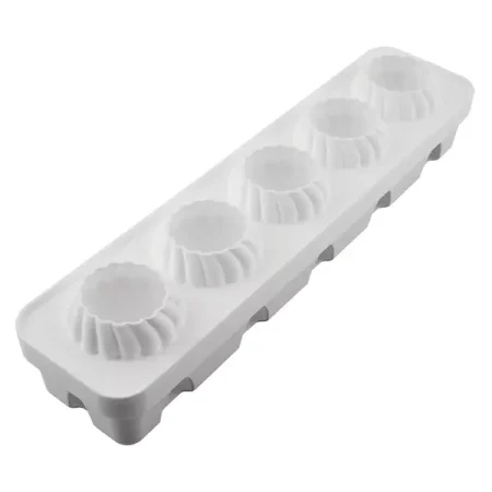 Forma din silicon 3D, Russian Tale, Smochine, 5 cavitati, 125 ml, Ø67x73mm