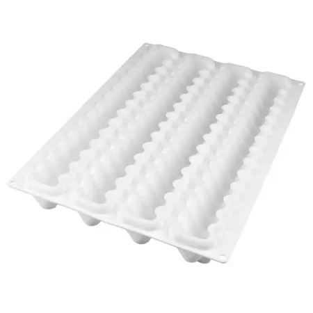 Forma din silicon, Trilogy, 4 cavitati, 375x46x51mm, 500 ml