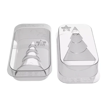 Kit matrite pentru ciocolata, Brad de craciun 3D, Winter tree, Ø108x182mm