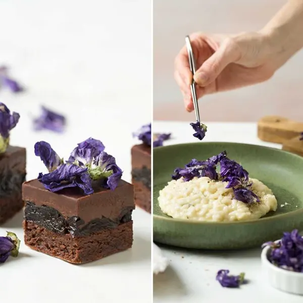 Flori comestibile de Nalba, violet, 1 g - imagine 2