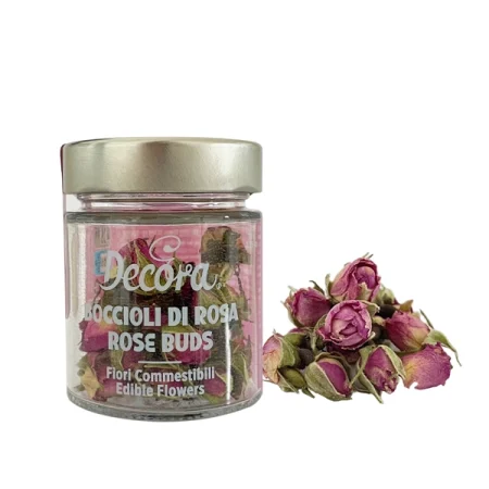 Flori comestibile boboci de trandafir, 10 g