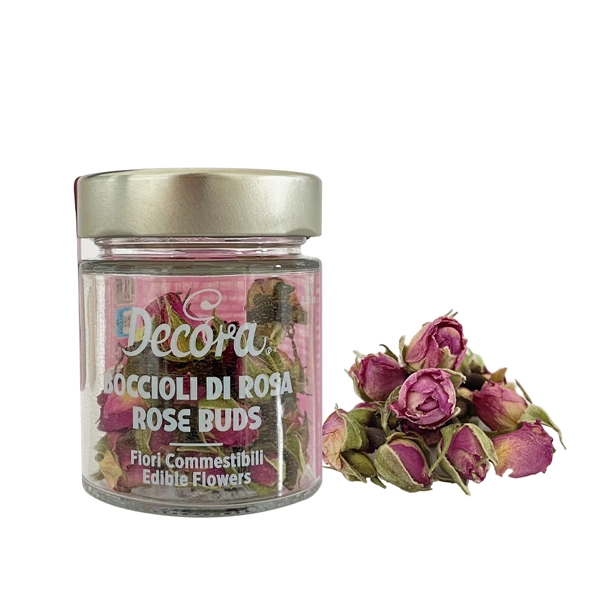 Flori comestibile boboci de trandafir, 10 g