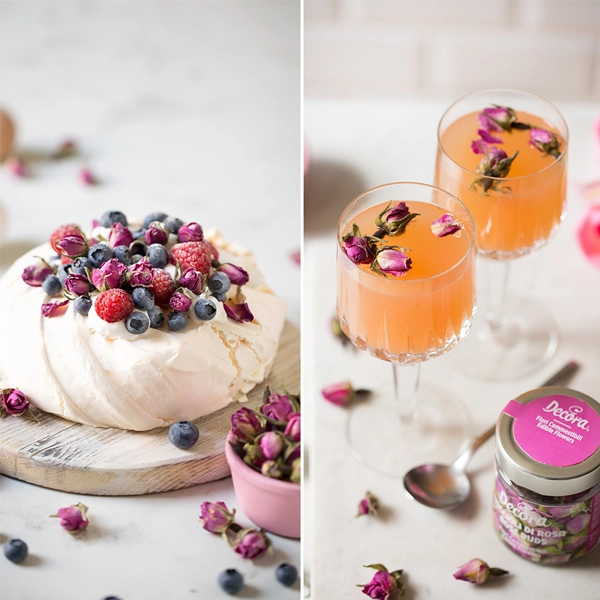 Flori comestibile boboci de trandafir, 10 g - imagine 3