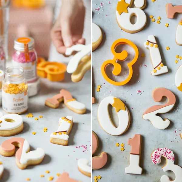 Set 9 decupatoare numerice din plastic, 2,2 cm - imagine 4