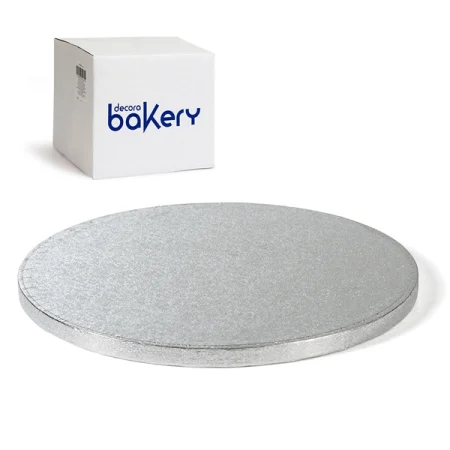 Platou rotund pentru tort, argintiu, Ø 36 x 1,2 cm