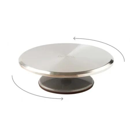 Suport rotativ profesional pentru decorare si prezentare tort, Ø31x9.5cm