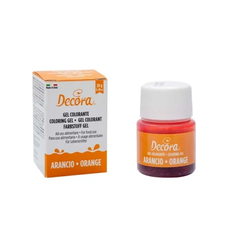 Colorant alimentar tip gel, Portocaliu, 28 g