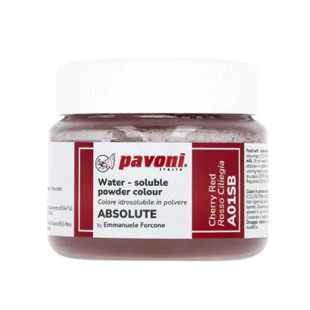 Pudra alimentara hidrosolubila rosie, Absolute by Emmanuele Forcone, fara E171, 50 g