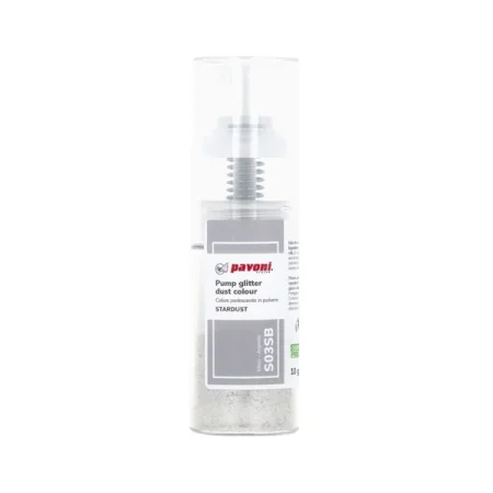 Spray tip pudra argintiu, Stardust, fara E171, 10 g