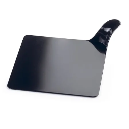 Set 250 tavi prezentare pentru monoportii, patrate, negre, 80x80mm