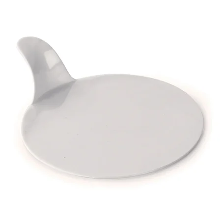 Set 250 tavi prezentare pentru monoportii, rotund, alb, Ø 80mm