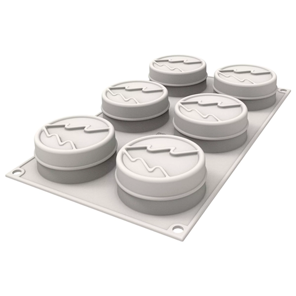 Forma din silicon pentru monoportii, buche de iarna, Mini Hiver, Ø70x30mm, 108 ml