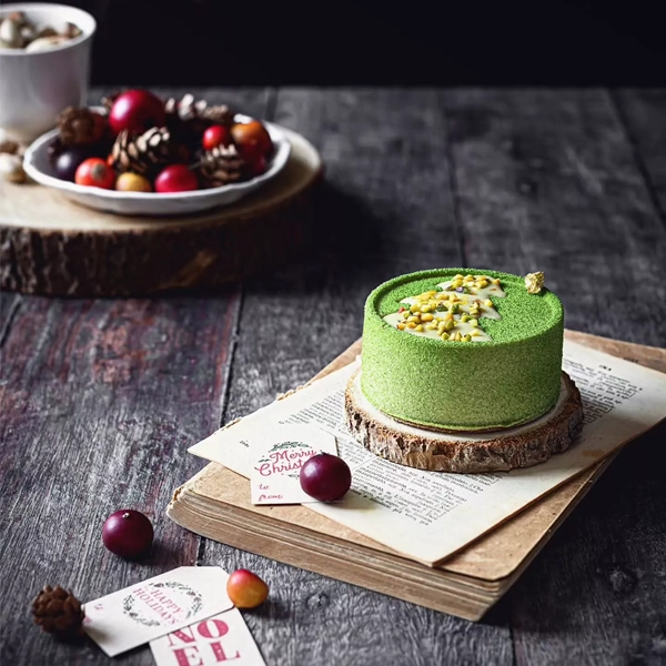 Forma din silicon pentru monoportii, buche de iarna, Mini Hiver, 6 cavitati, Ø70x30mm, 108 ml - imagine 5